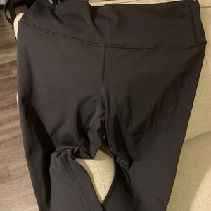 Lululemon Align Crop 21”; WORN ONCE, Black, 14
